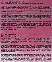 Набір - Anastasia Beverly Hills Defined & Volumized Brow Kit Soft Brown (b/gel/2.5ml + b/pen/0.85g + b/pen/0.03g) — фото N3