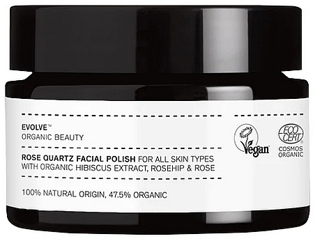 Скраб для лица - Evolve Organic Beauty Rose Quartz Facial Polish — фото N1