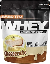 Парфумерія, косметика Сироватковий протеїн "Ванільний чизкейк" - Efectiv Nutrition Whey Protein Vanilla Cheesecake