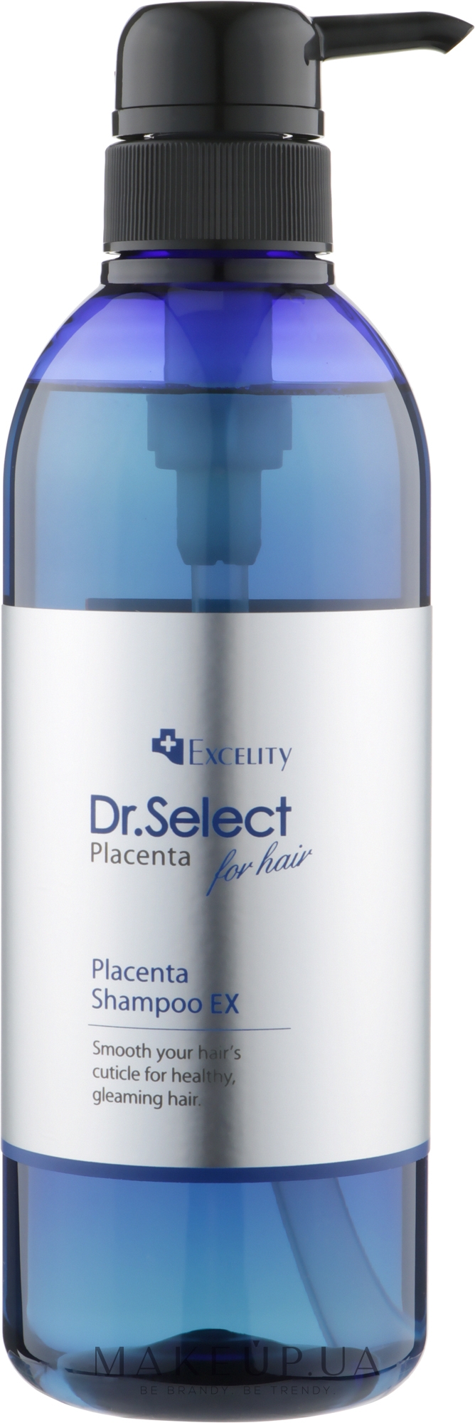 Концентрований омолоджувальний плацентарний шампунь для волосся - Dr. Select Excelity Placenta Shampoo EX — фото 500ml