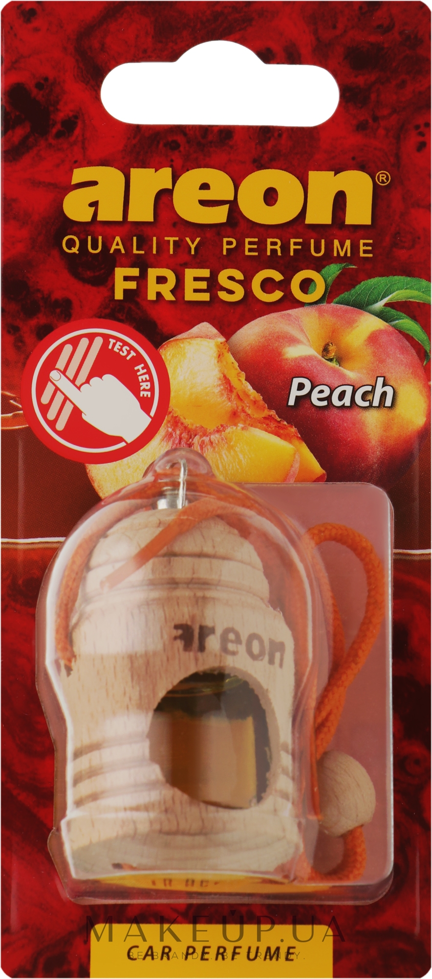 Ароматизатор для авто "Персик" - Areon Fresco Peach — фото 4ml