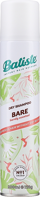 Сухий шампунь  - Batiste Dry Shampoo Natural & Light Bare