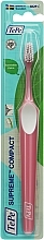 Парфумерія, косметика Зубна щітка Supreme Compact Soft, м'яка, рожева - TePe Comfort Toothbrush