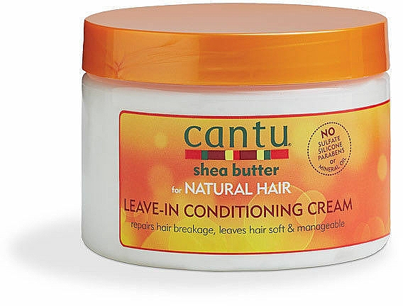 Несмываемый кондиционер для волос - Cantu Shea Butter For Natural Hair Leave in Conditioning Cream — фото N1