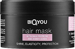 Духи, Парфюмерия, косметика Маска для волос с протеинами шелка и аминокислотами - Bio2You Natural Hair Mask