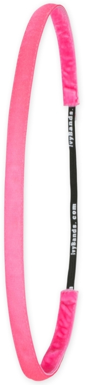 Пов'язка на голову, неонова рожева - Ivybands Neon Pink Super Thin Hair Band — фото N1