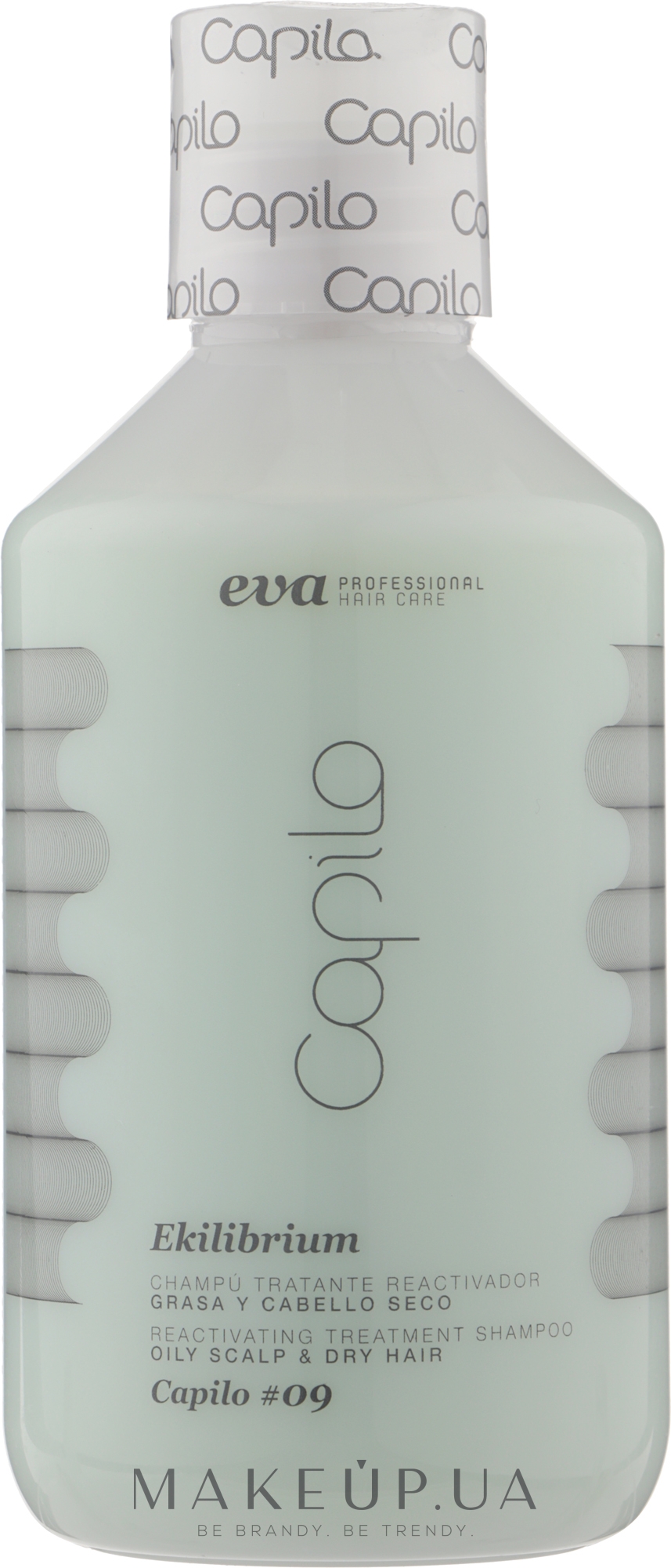 Лікувальний шампунь для жирної шкіри голови і сухого волосся - Eva Professional Capilo Ekilibrium Shampoo №09 — фото 300ml