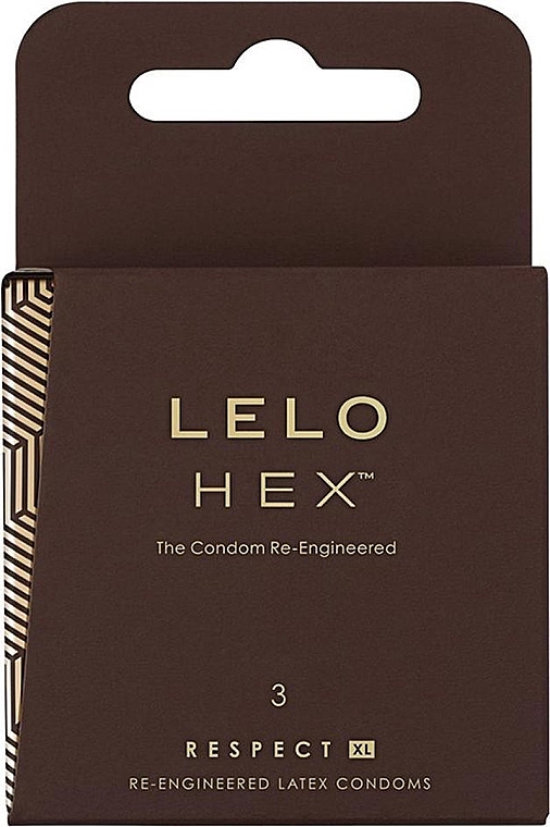 Презервативы, 3 шт. - Lelo HEX Respect XL — фото N2