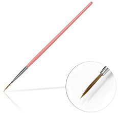 Кисточка для украшений, 10 мм Pink - Silcare Brush 02 — фото N1