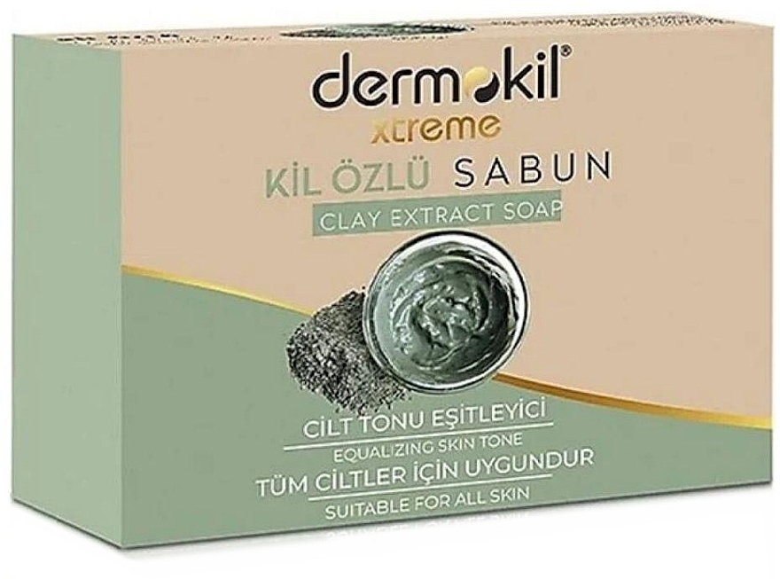 Мыло на основе глины - Dermokil Xtreme Clay Extract Soap — фото N1