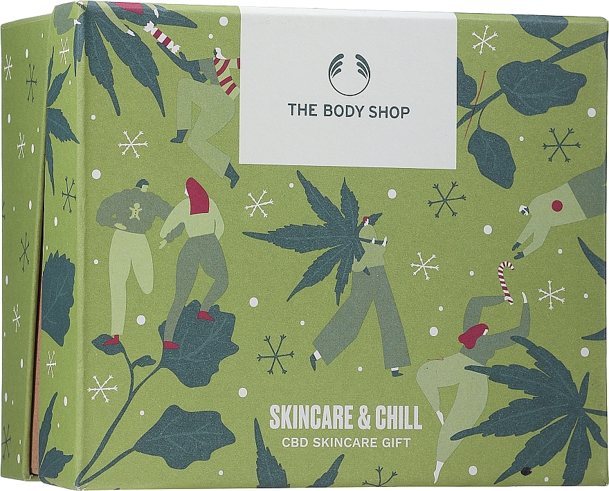 УЦІНКА Набір - The Body Shop CBD Skincare & Chill Gift Set (cr/50ml + f/oil/30ml) * — фото N1