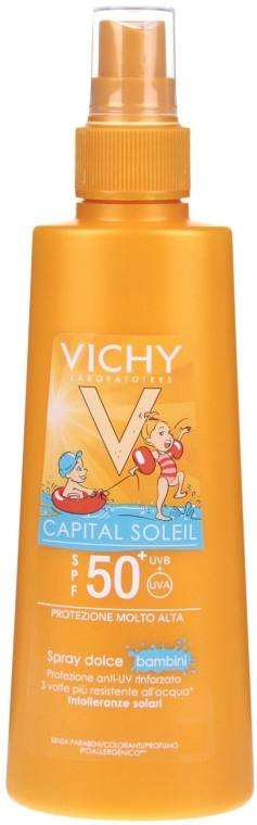 Солнцезащитный спрей для детей - Vichy Capital Soleil Spray Douceur Enfants SPF50+ — фото N1