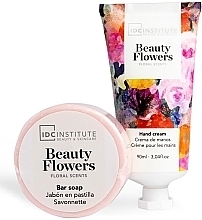 Набор - IDC Institute Beauty Flowers Set (hand/crea/90ml + soap/90g) — фото N2