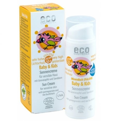 Дитячий сонцезахисний крем SPF 50 - Eco Cosmetics Baby Sun Cream SPF 50