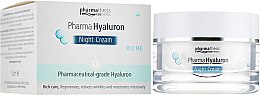 Крем ночной для лица - Pharma Hyaluron Nigth Cream Riche — фото N7