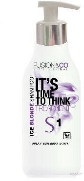 Шампунь для волос "Холодний Блонд" - Fusion&Co Professional Fusion S2 Ice Blonde Shampoo — фото 500ml