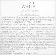 Крем для лица осветляющий - Dr. Oracle Real White Illuminatiom Cream — фото N3