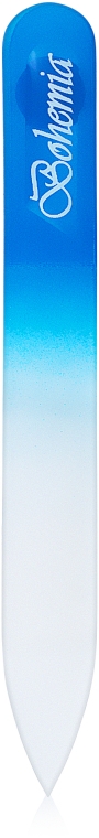 Пилка для ногтей стеклянная 90 мм, 03-071A, синяя - Zauber — фото N1