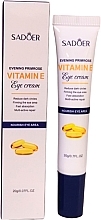 Крем навколо очей з олією примули вечірньої та вітаміном Е - Sadoer Evening Primrose Vitamin E Eye Cream — фото N1