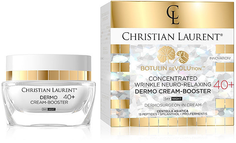 Концентрований крем для обличчя 40+ - Christian Laurent Botulin Revolution Concentrated Dermo Cream-Booster — фото N1