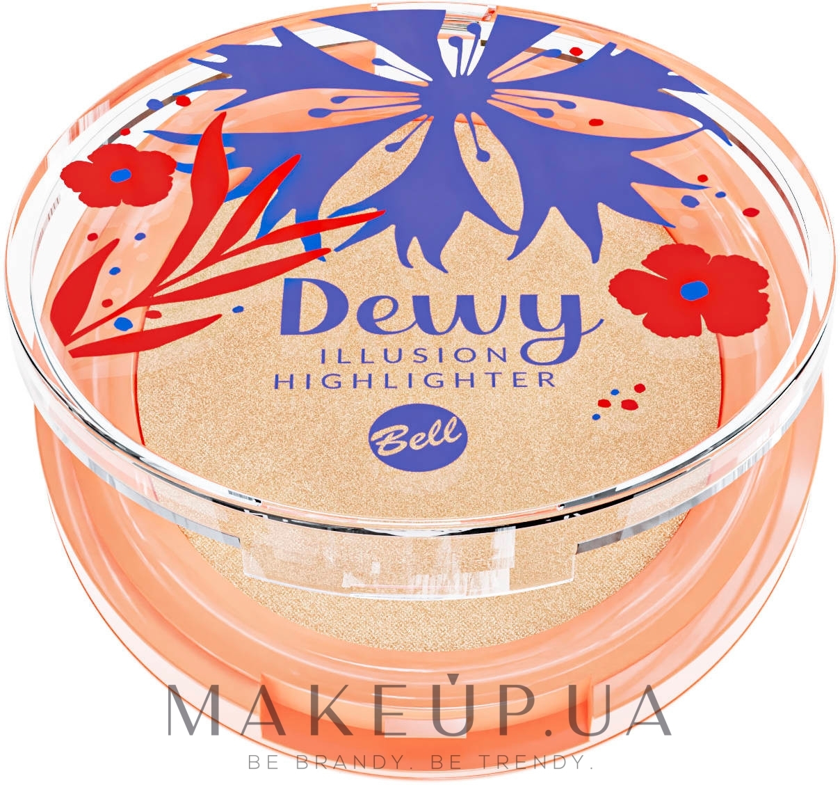 Хайлайтер для обличчя - Bell Blossom Meadow Dewy Illusion Highlighter — фото 01 - Sunshine Flower