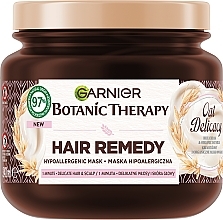 Маска для волосся "Вівсяні ласощі" - Garnier Botanic Therapy Hair Remedy Oat Delicacy Hypoallergenic Mask — фото N1