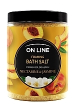 Духи, Парфюмерия, косметика Соль для ванн "Нектарин и жасмин" - On Line Nectarine & Jasmine Bath Sea Salt 