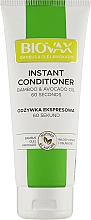 Парфумерія, косметика Кондиціонер для волосся "Бамбук і авокадо" - L'biotica Biovax Hair Conditioner