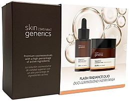 Парфумерія, косметика Набір - Skin Generics Flash Radiance Duo (cr/50ml + serum/30ml)