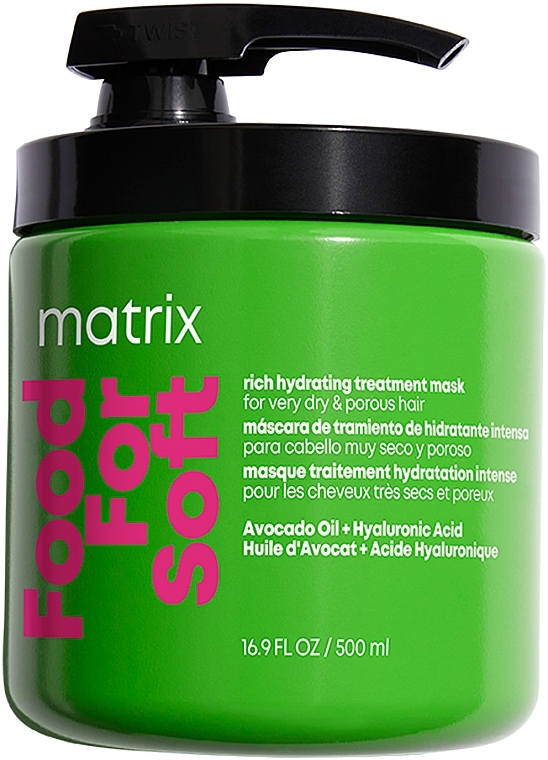 Маска для интенсивного питания и увлажнения волос - Matrix Food For Soft — фото N1