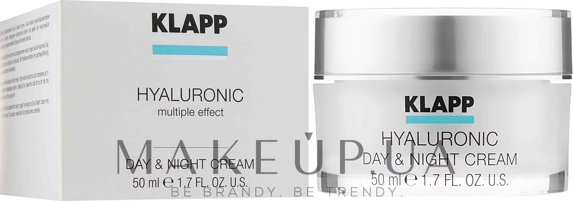 Крем "Гиалуроник" для дневного и ночного применения - Klapp Hyaluronic Day & Night Cream — фото 50ml