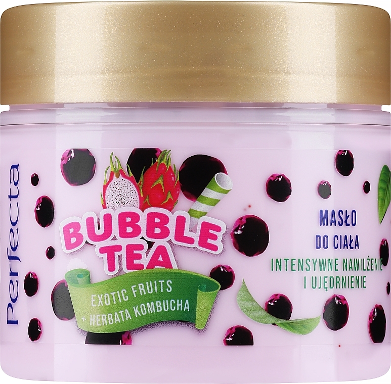 Масло для тела "Экзотические фрукты + чайный гриб" - Perfecta Bubble Tea Exotic Fruits + Kombucha Tea — фото N1