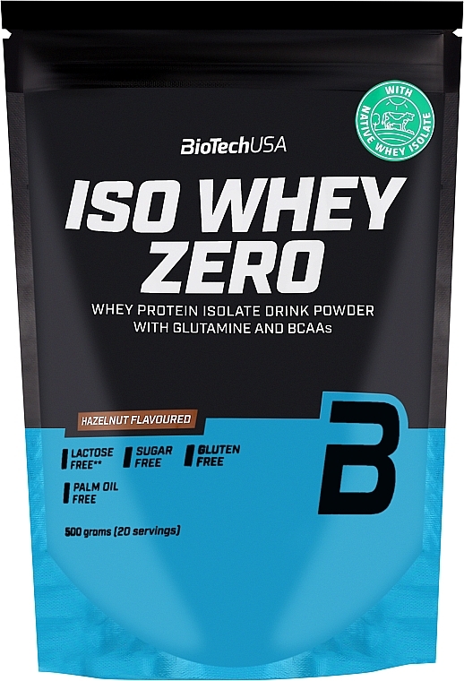 Протеїн "Горіх"  - BiotechUSA ISO Whey Zero Lactose Free Hazelnut Protein — фото N4