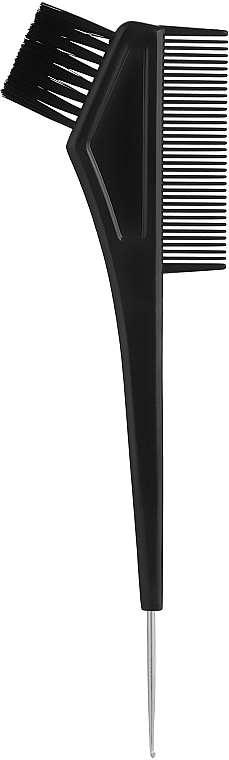Кисть для окрашивания с гребешком и крючком, черная - Hairway Tint Brush Black — фото N1