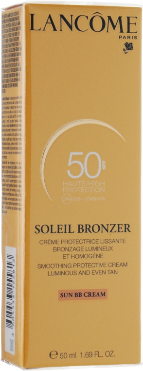 Солнцезащитный BB крем для лица - Lancome Soliel Bronzer Sun BB Cream SPF 50 — фото N3