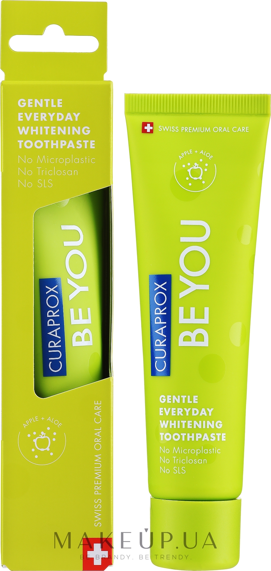 Зубная паста со вкусом яблока и алоэ - Curaprox Be You Explorer Toothpaste — фото 60ml