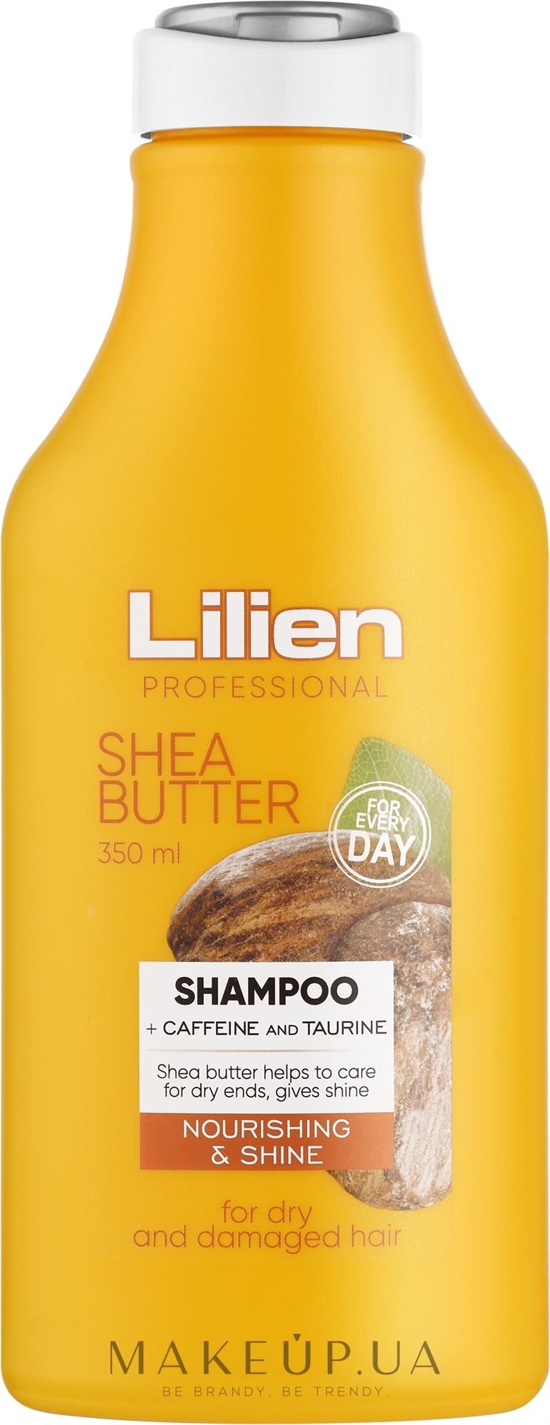Шампунь для сухого й пошкодженого волосся - Lilien Shea Butter Shampoo — фото 350ml