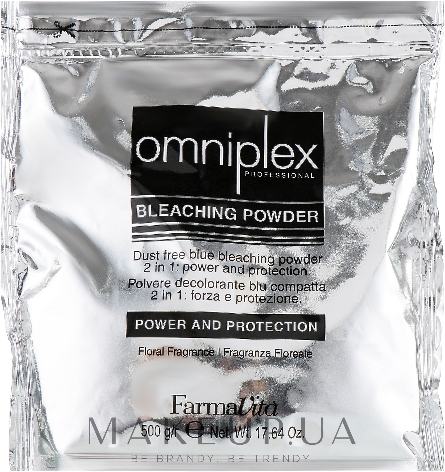 Знебарвлювальний порошок 2 в 1 - FarmaVita Omniplex Bleaching Powder 2in1 — фото 500g