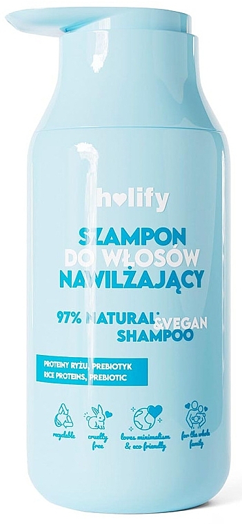 Зволожувальний шампунь для сухого волосся - Holify Moisturizing Shampoo For Dry Hair — фото N1