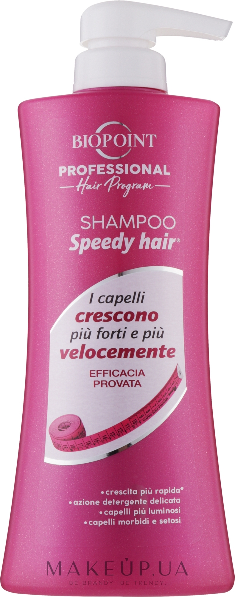 Шампунь для прискореного росту волосся - Biopoint Speedy Hair Shampoo Fortificante Capelli — фото 400ml