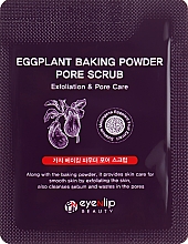 Духи, Парфюмерия, косметика Скраб для лица с экстрактом баклажана - Eyenlip Eggplant Baking Powder Pore Scrub (пробник)