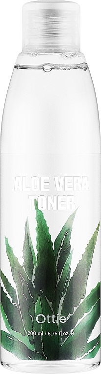 Тонер для обличчя з екстрактом алое вера - Ottie Aloe Vera Toner — фото N1