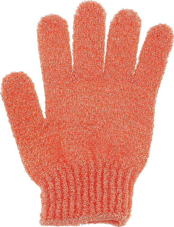 Мочалка варежка "Оранжевая" (5 пальцев) - Soap Stories — фото N1