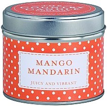 Парфумерія, косметика Ароматична свічка - The Country Candle Company Polkadot Mango & Mandarin Tin Candle