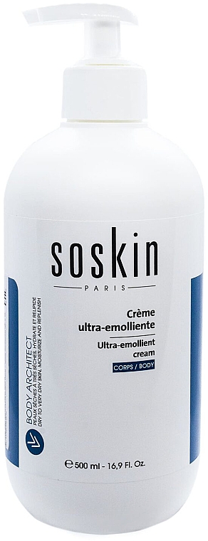 Ультрапом'якшувальний крем для тіла - Soskin Ultra Emollient Cream — фото N3
