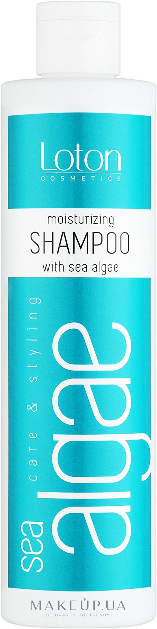 Увлажняющий шампунь с экстрактом морских водорослей - Loton Moisturizing Shampoo With Sea Algae — фото 300ml