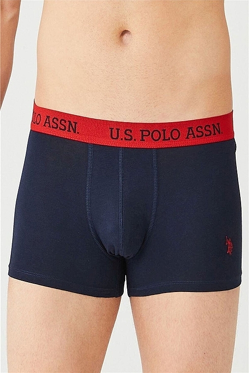 Трусы-шорты для мужчин, 3шт (navy pattern, anthracite, navy) - U.S. Polo Assn — фото N4