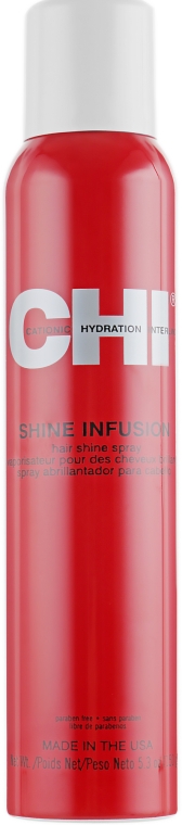 Термоактивный блеск-спрей для волос - CHI Shine Infusion Thermal Polishing Spray — фото N1