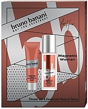 Bruno Banani Magnetic Woman - Набор (sh/gel/50 ml + deo/75 ml) — фото N1