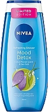 Духи, Парфюмерия, косметика Освежающий гель для душа - NIVEA Mood Detox Lotus Flower & Sea Salt Refreshing Shower